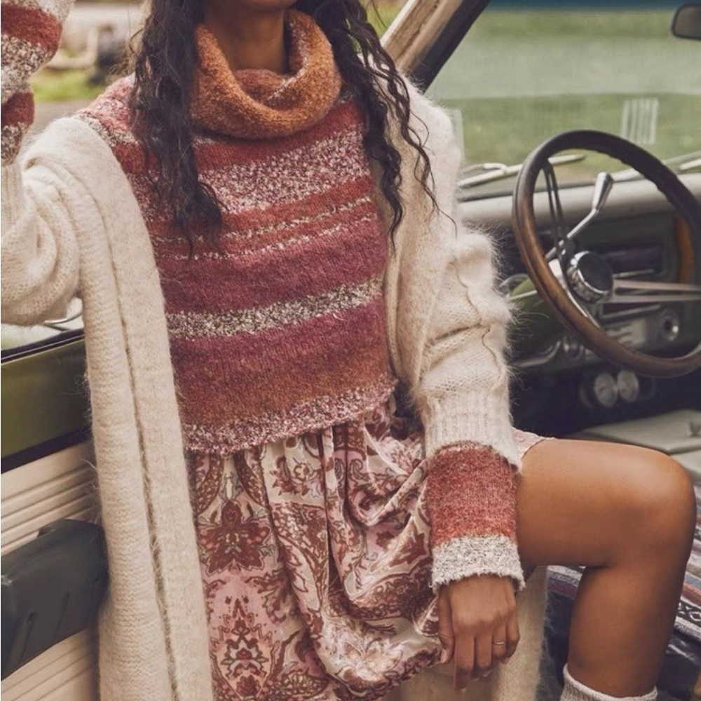 FREE PEOPLE My Girl Turtleneck Sweater
